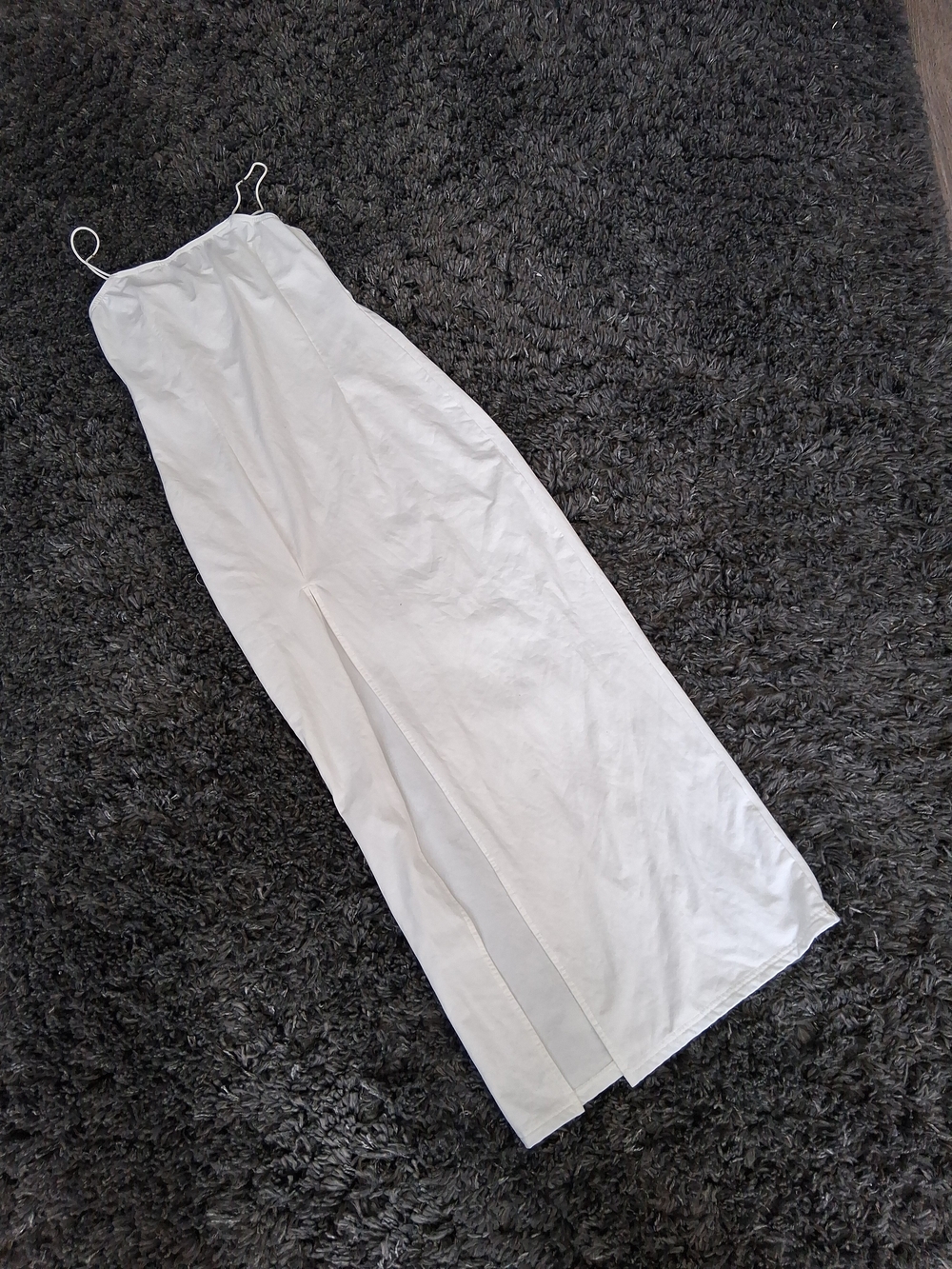 White Spaghetti Strap Maxi Dress